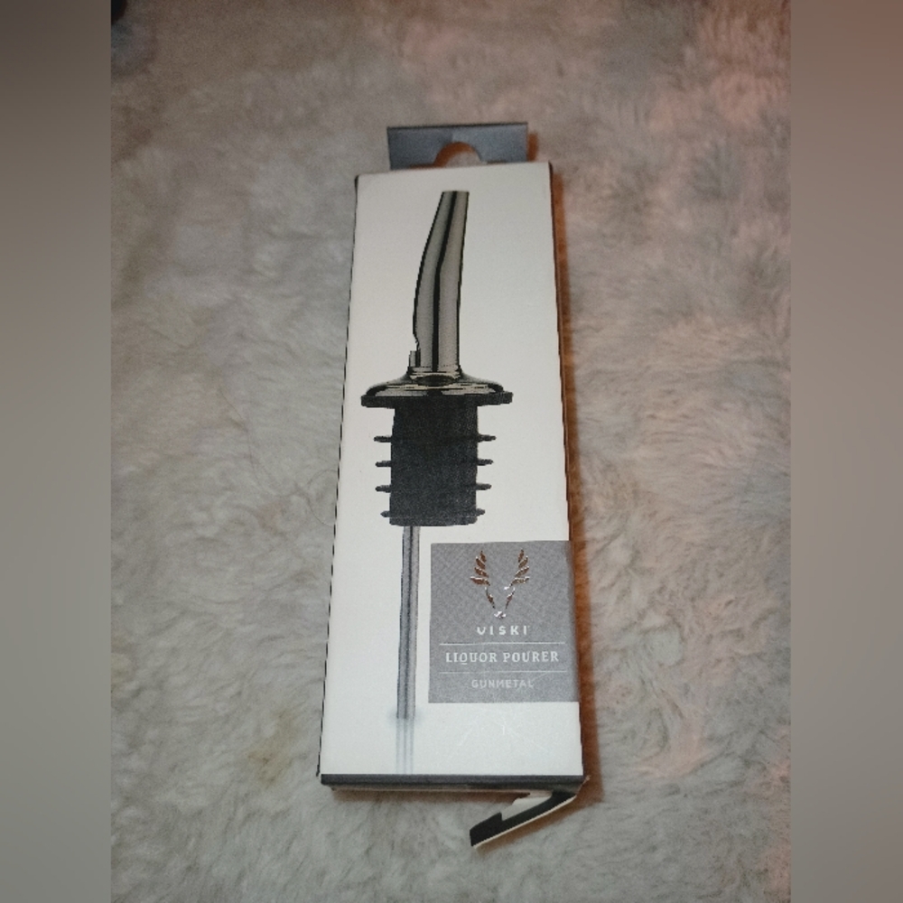 Viski Gunmetal Liquor Pourer (NIB)